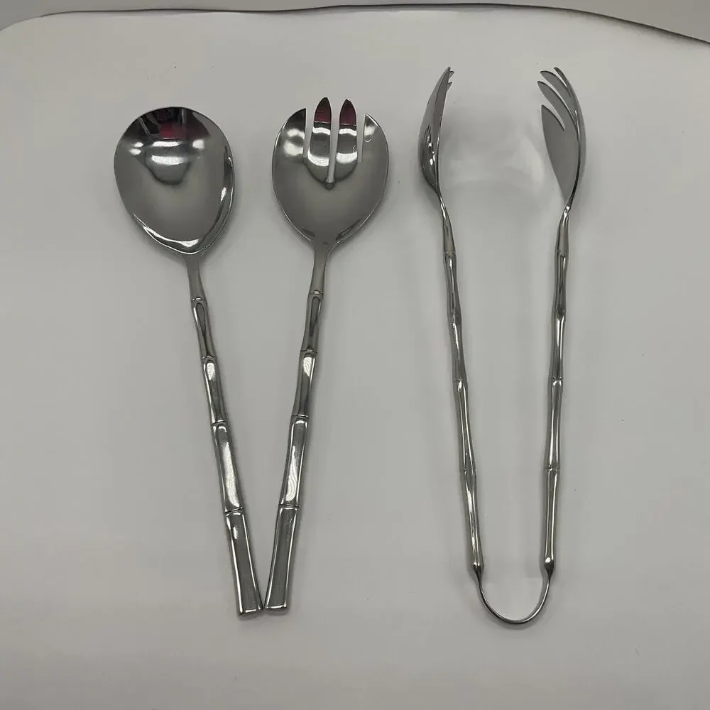 Lets Eat Stainless Steel Serving Utensil Set